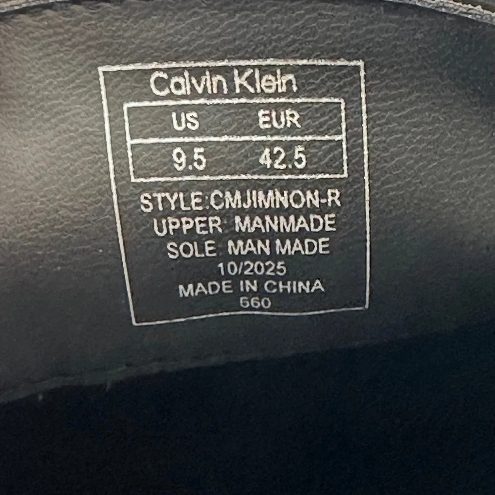 Calvin Klein CMJIMNON-R Mens Size‎ 9.5 Jameson Loafers Black Slip-On Dress Shoes